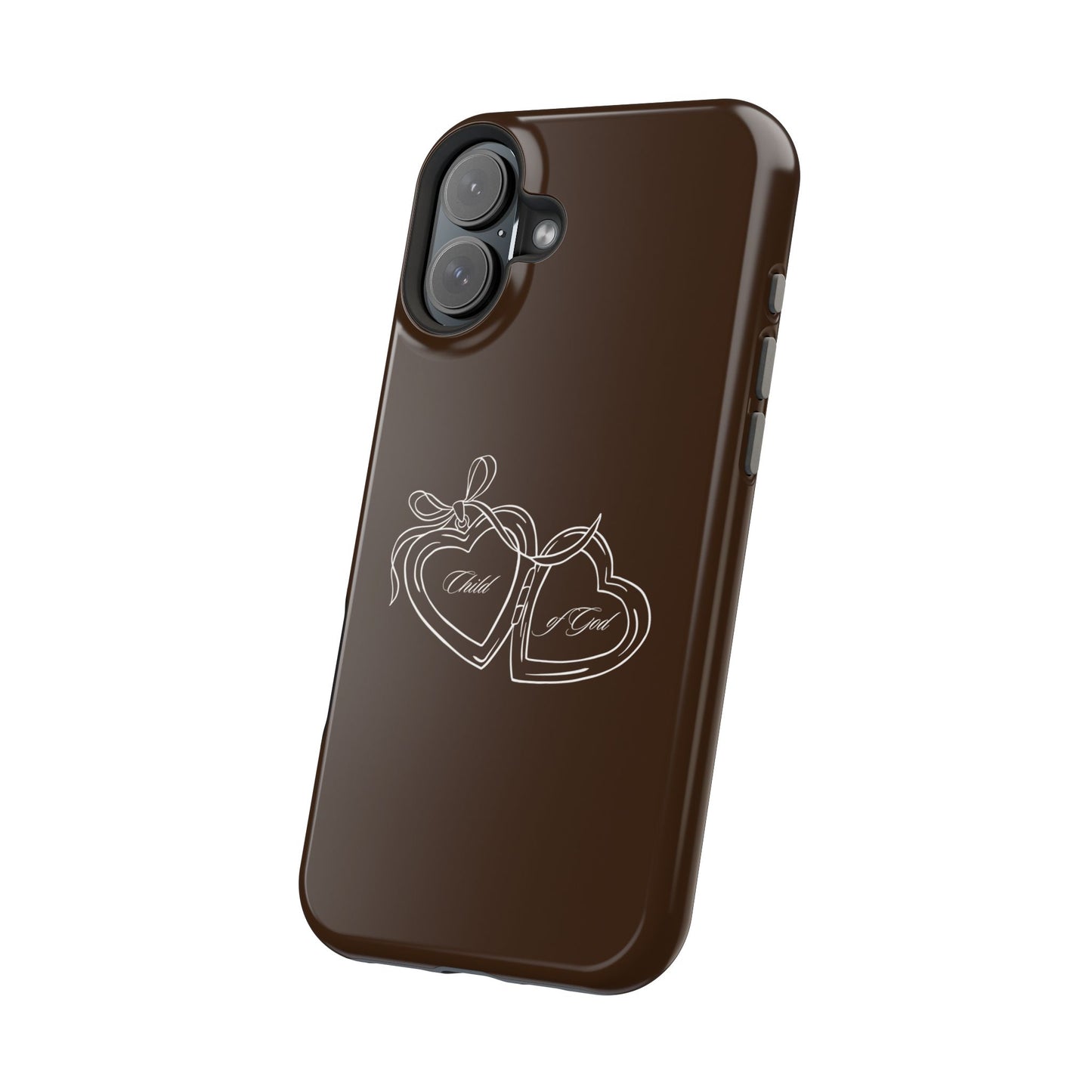 Child of God Locket Espresso Phone Case MagSafe