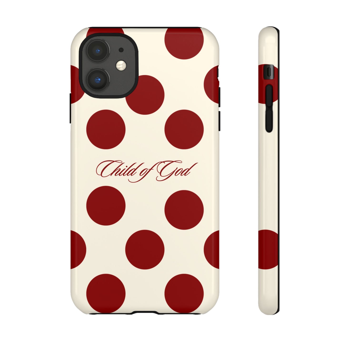 Child of God Red and Créame Phone Case