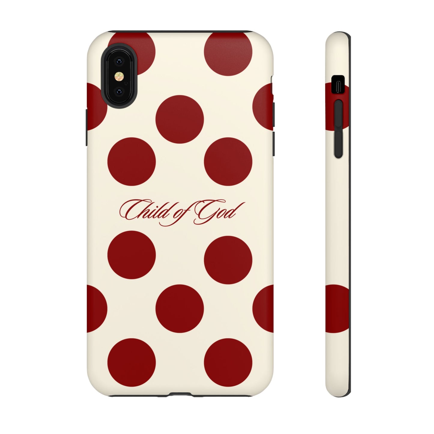 Child of God Red and Créame Phone Case