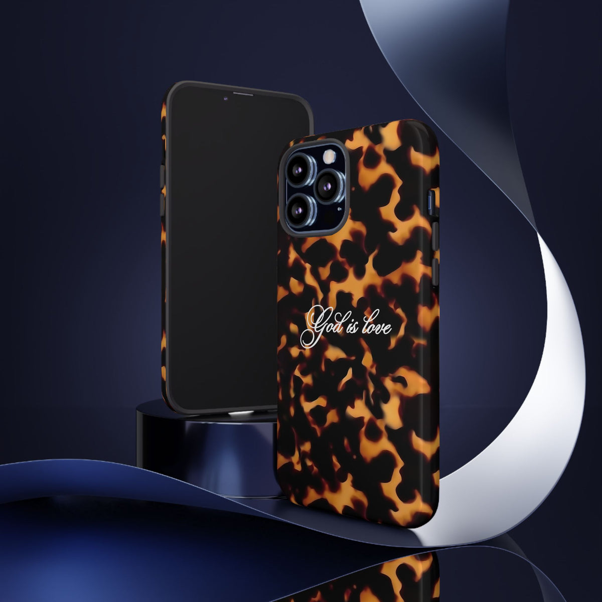 God is love Tortoise shell phone case
