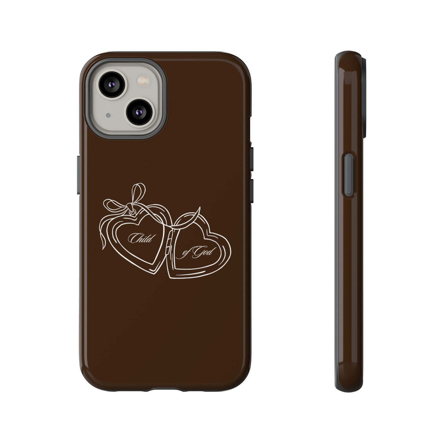 Child of God Locket Espresso Phone Case