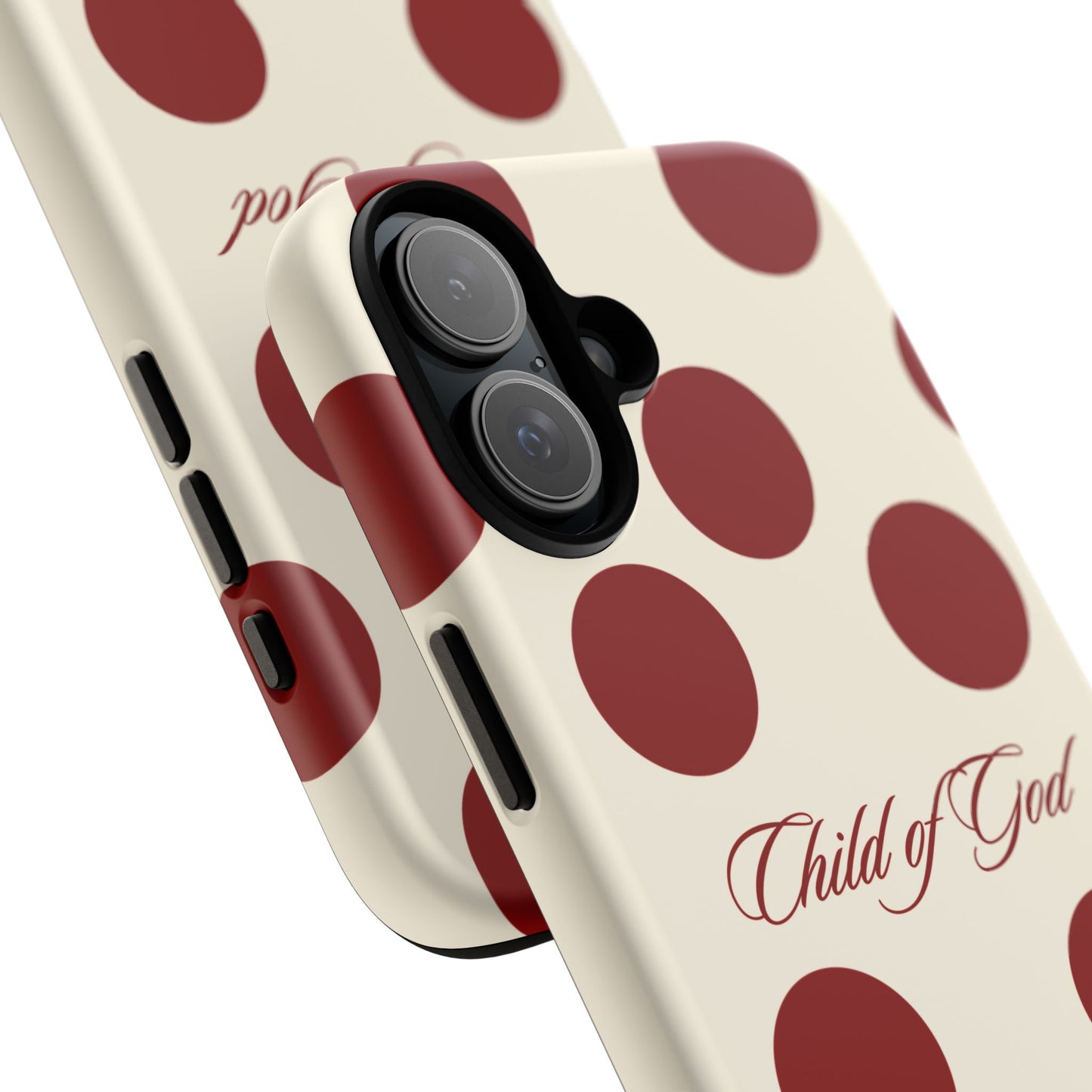 Child of God Red and Créame Phone Case