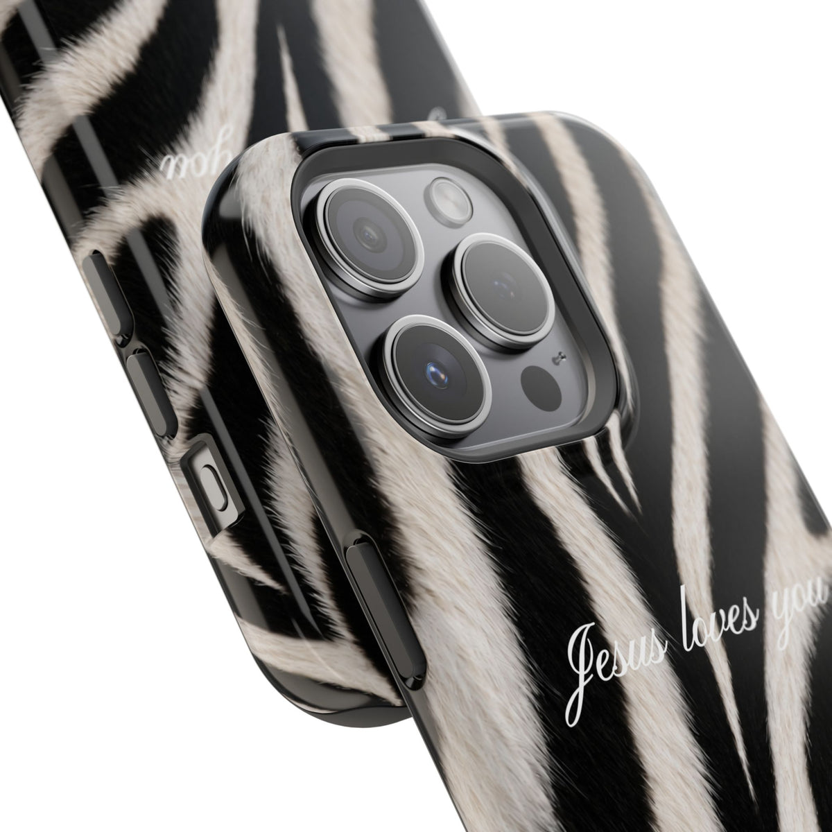 Jesus loves you Zebra MagSafe Phone Case