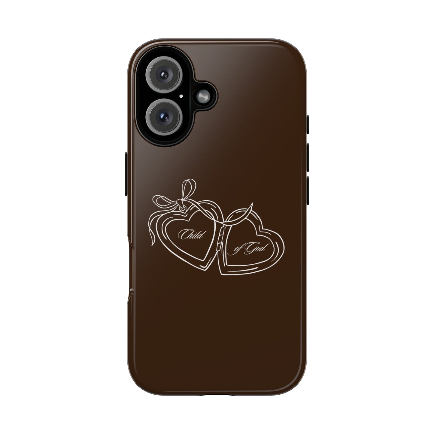 Child of God Espresso Locket Phone Case