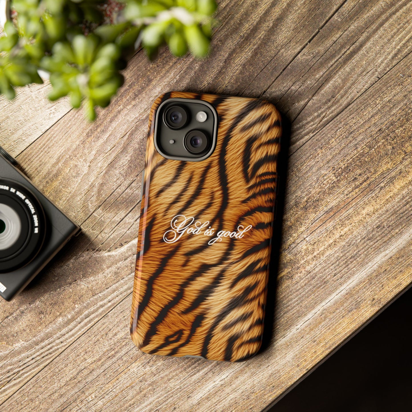 God is good Tiger Phone Case