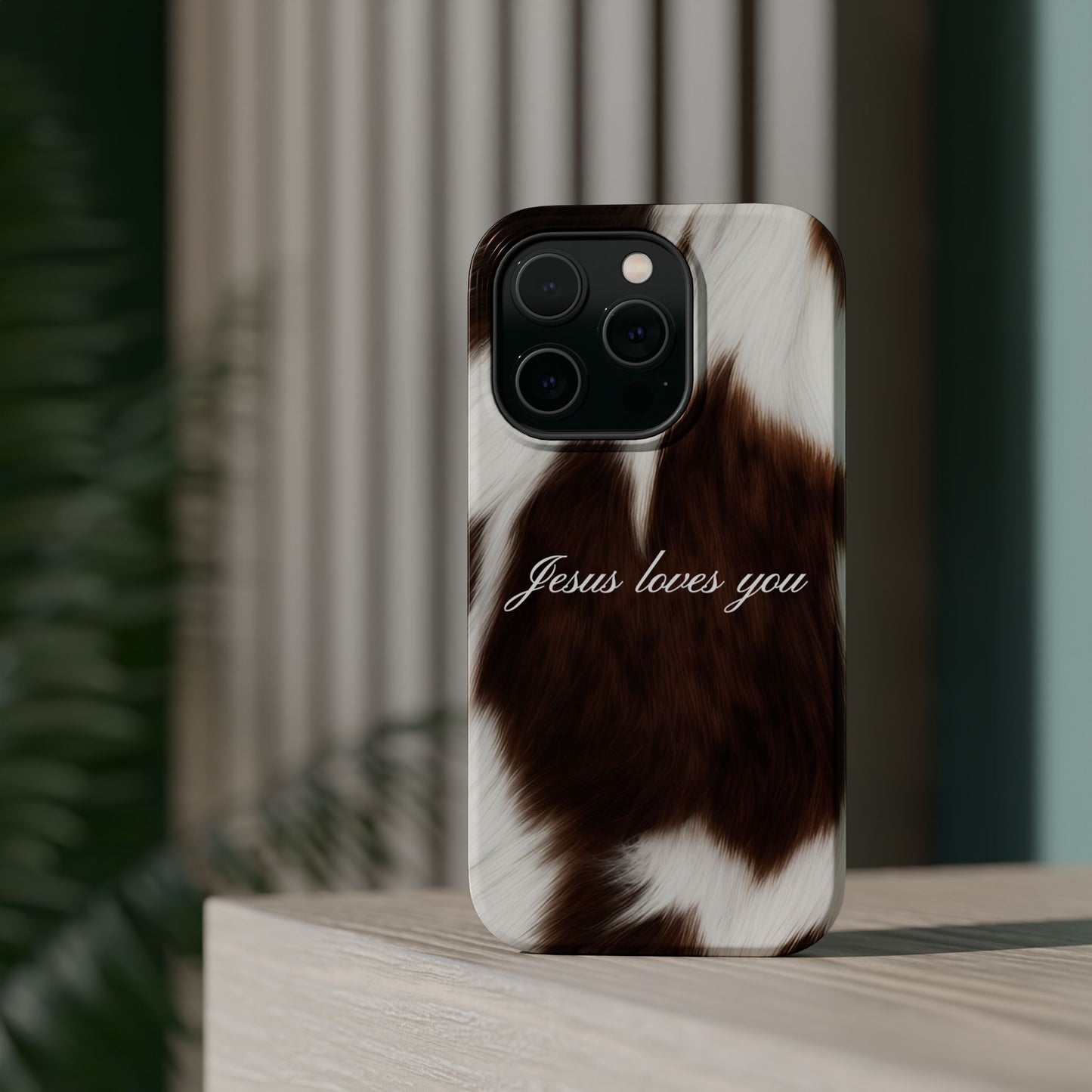 Jesus loves you Cow MagSafe Phone Case