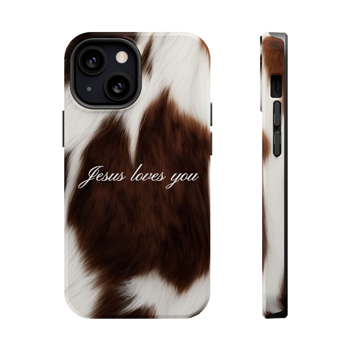 Jesus loves you Cow MagSafe Phone Case