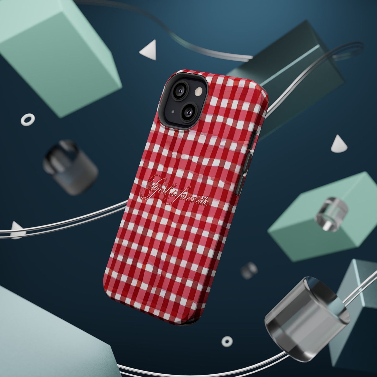 God’s favorite Gingham MagSafe Phone Case