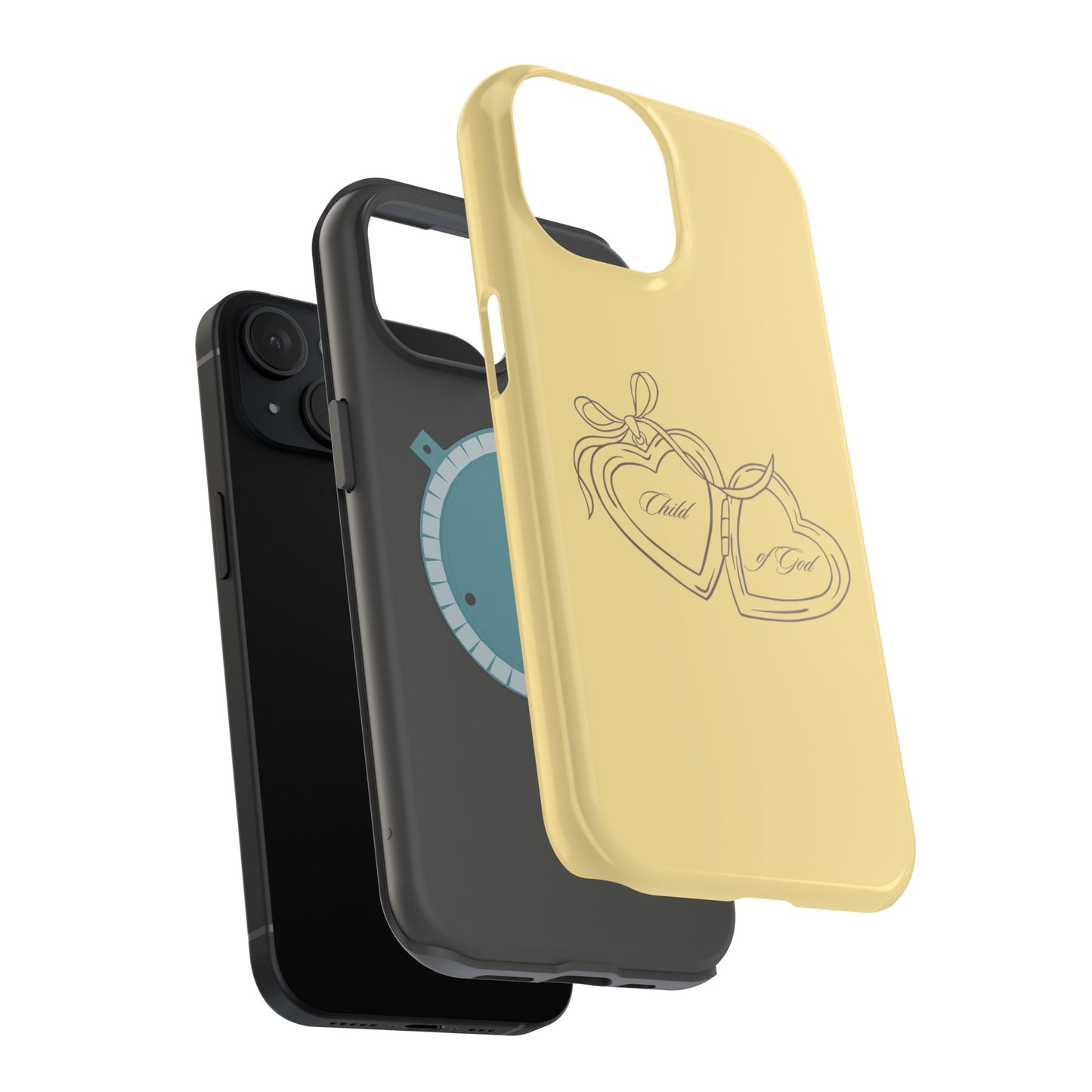 Child of God Butter Yellow Locket Phone Case MagSafe