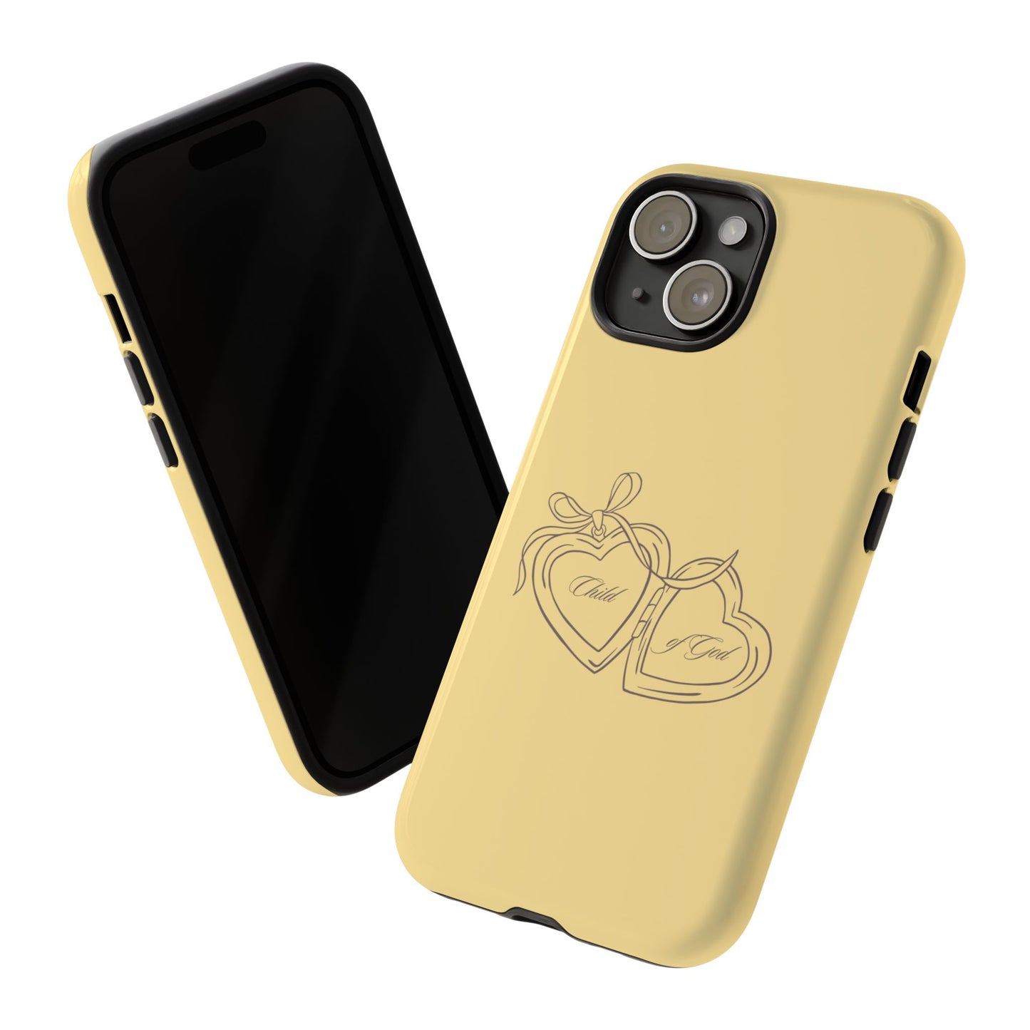 Child of God Butter Yellow Locket Phone Case