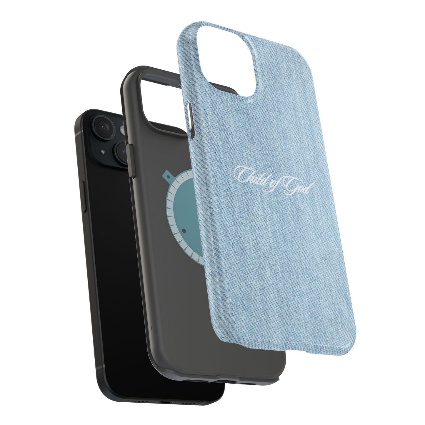 Child of God Denim Phone Case MagSafe