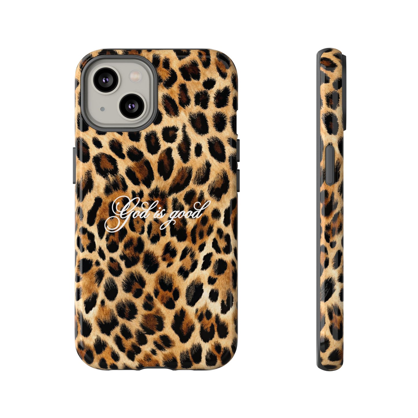 God is good Leopard Phone Case