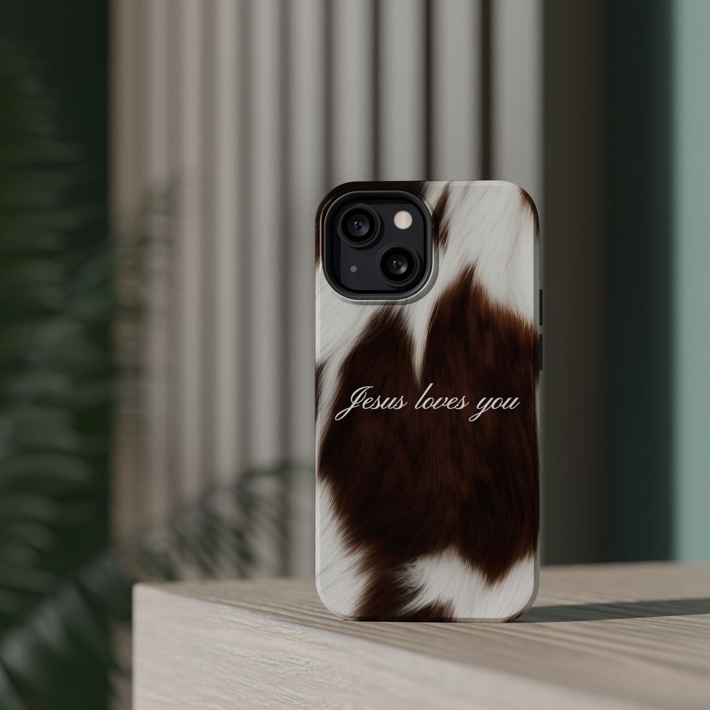 Jesus loves you Cow MagSafe Phone Case
