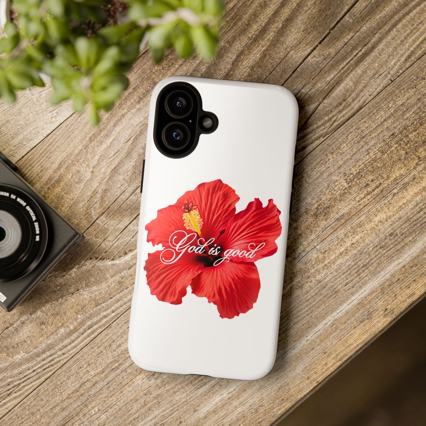 God is good Flower Phone Case