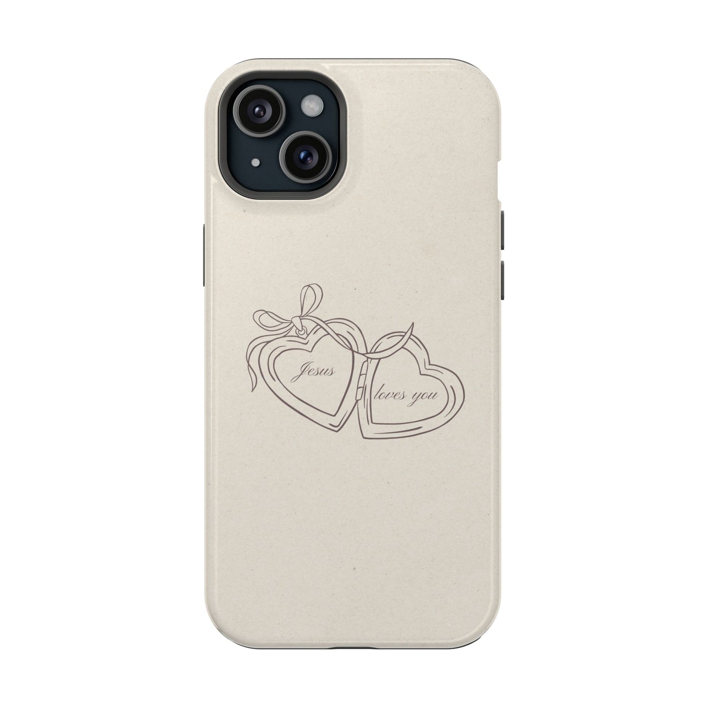 Jesus loves you Locket MagSafe Phone Case