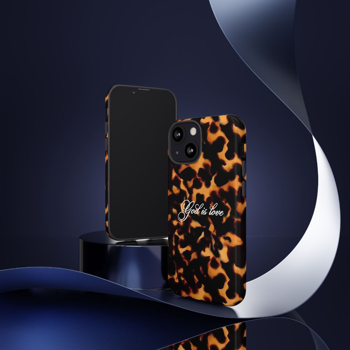 God is love Tortoise shell phone case