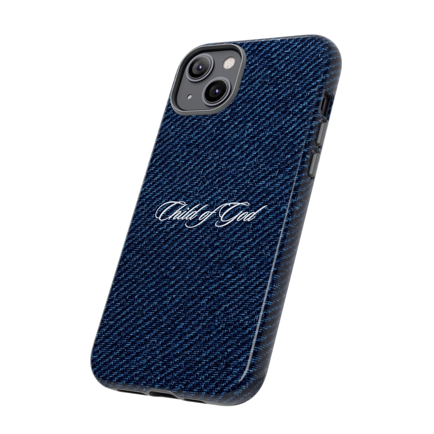 Child of God Denim Phone Case
