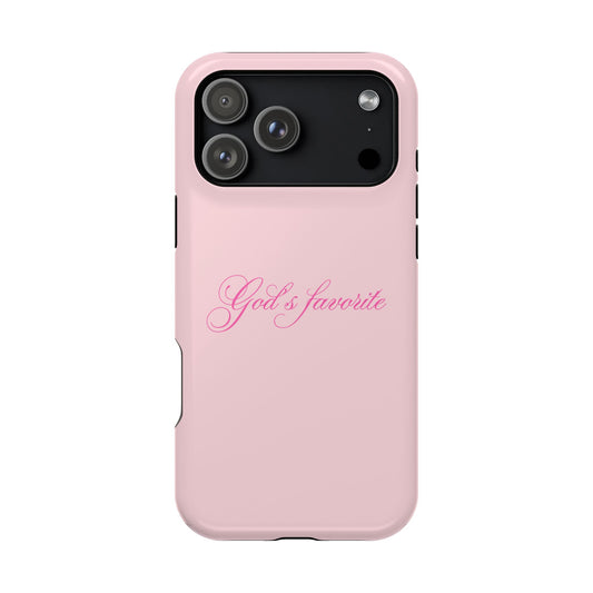 God’s favorite Baby Pink Phone Case MagSafe