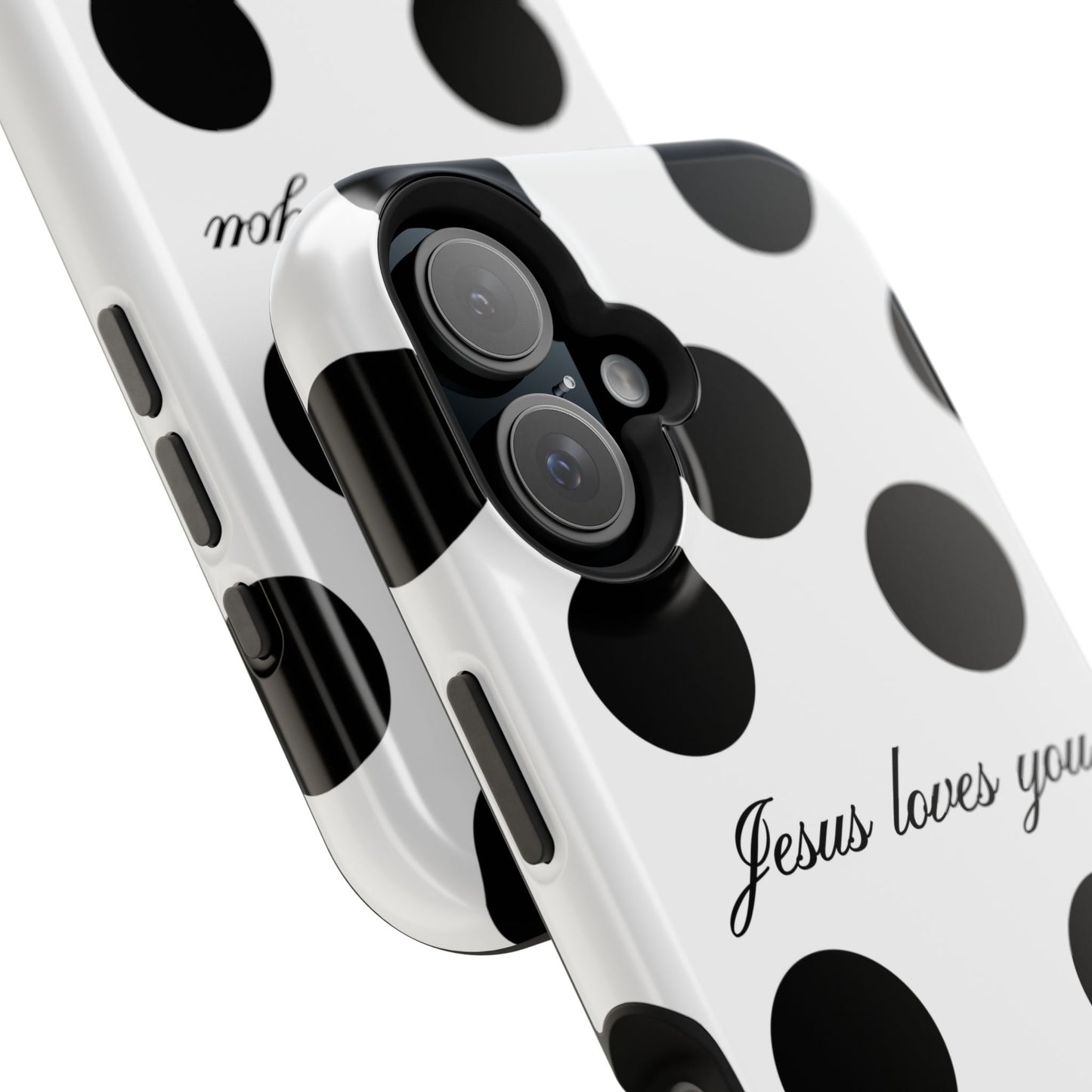 Jesus Loves You Macro Polka Dot Phone Case MagSafe