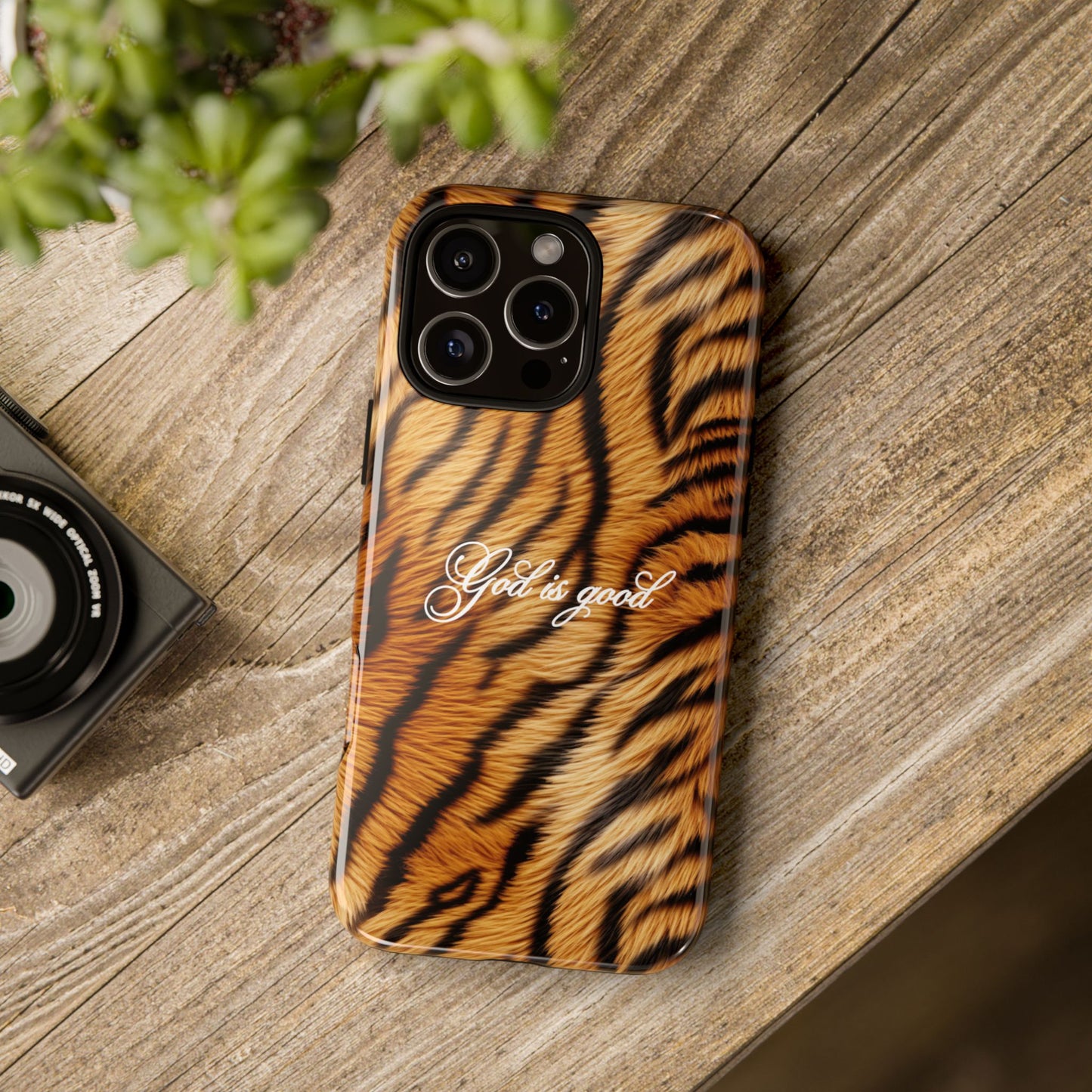 God is good Tiger Phone Case