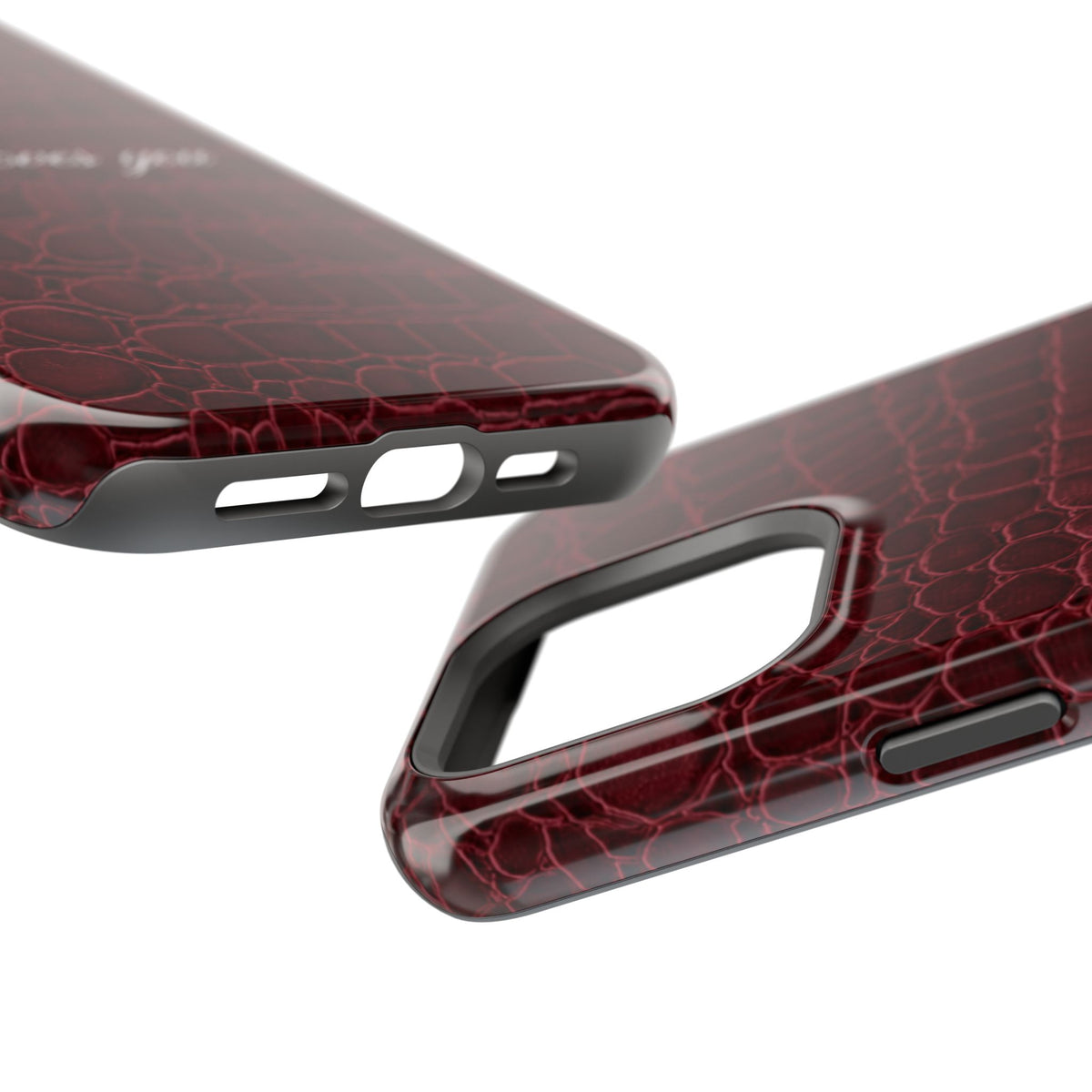 Jesus loves you Burgundy Croc MagSafe Phone Case