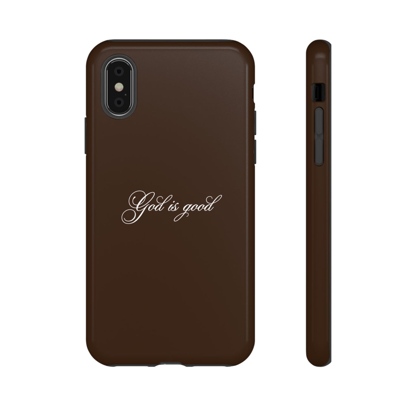 God is Good Espresso Phone Case