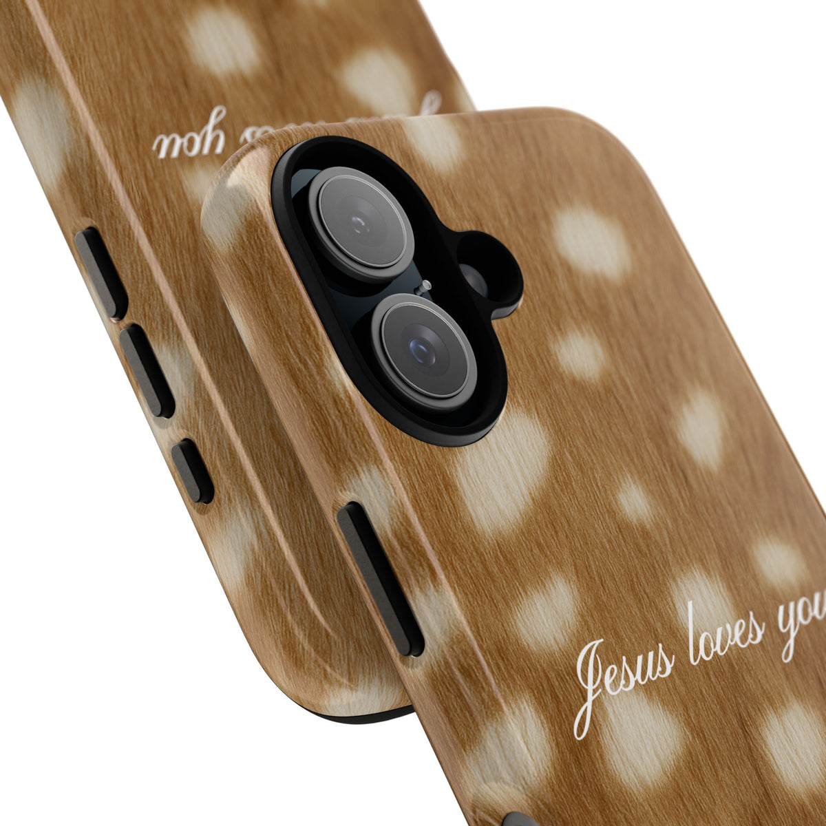 Jesus loves you Fawn Phone Case