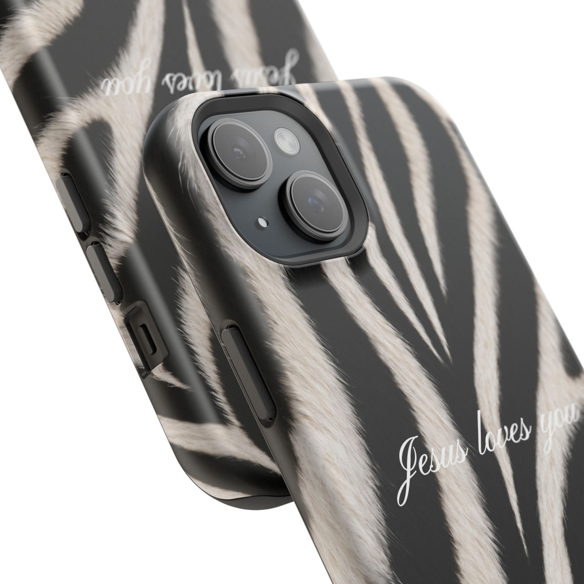 Jesus loves you Zebra MagSafe Phone Case
