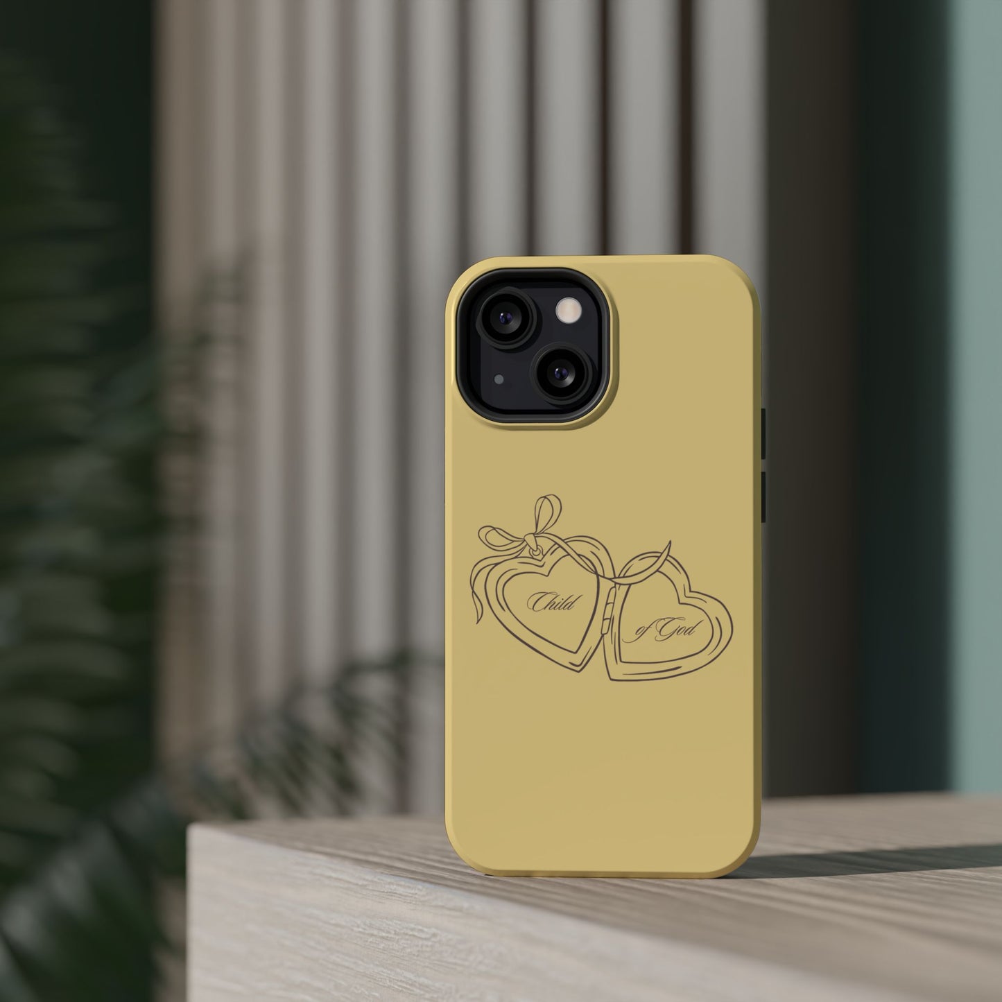 Child of God Butter Yellow Locket Phone Case MagSafe