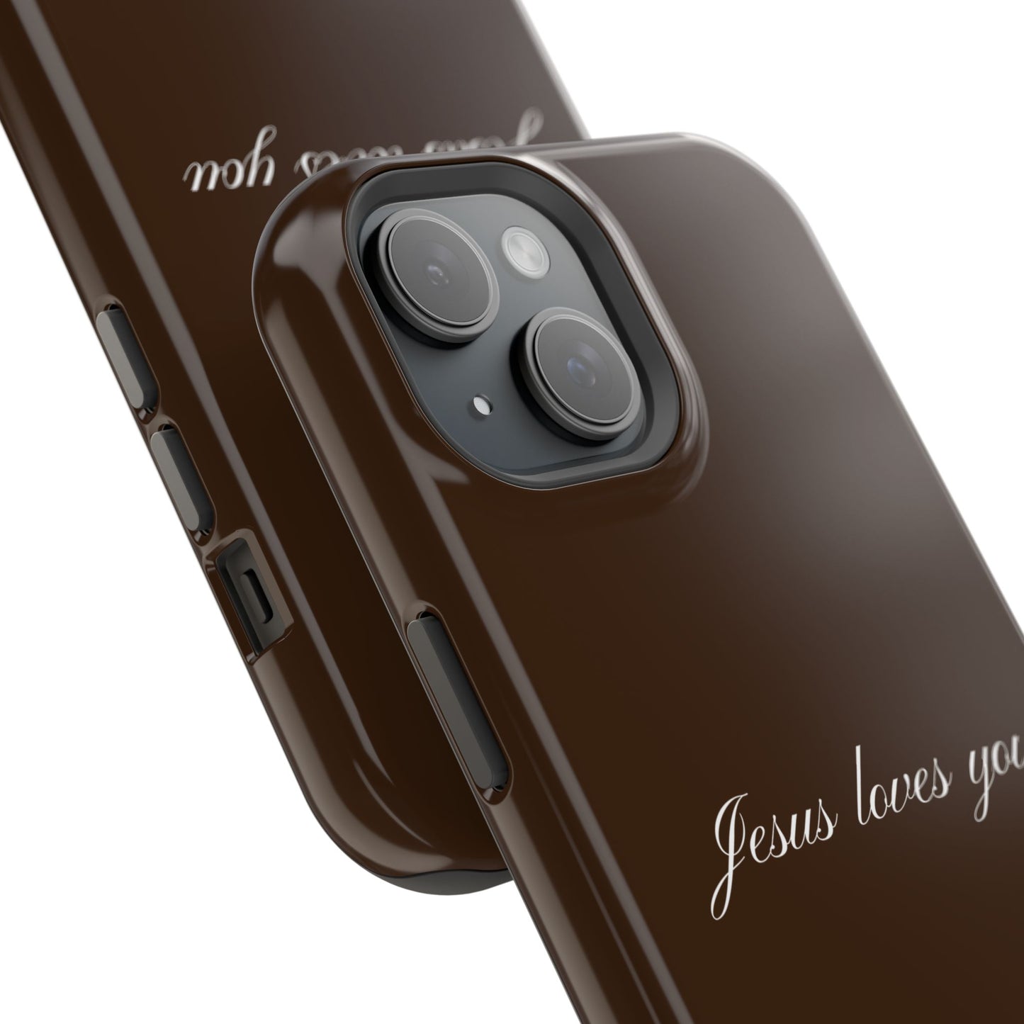 Jesus loves you Espresso MagSafe Phone Case
