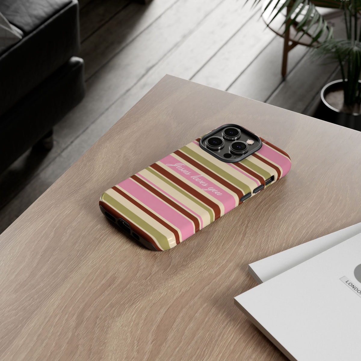 Jesus Loves You Neapolitan Phone Case