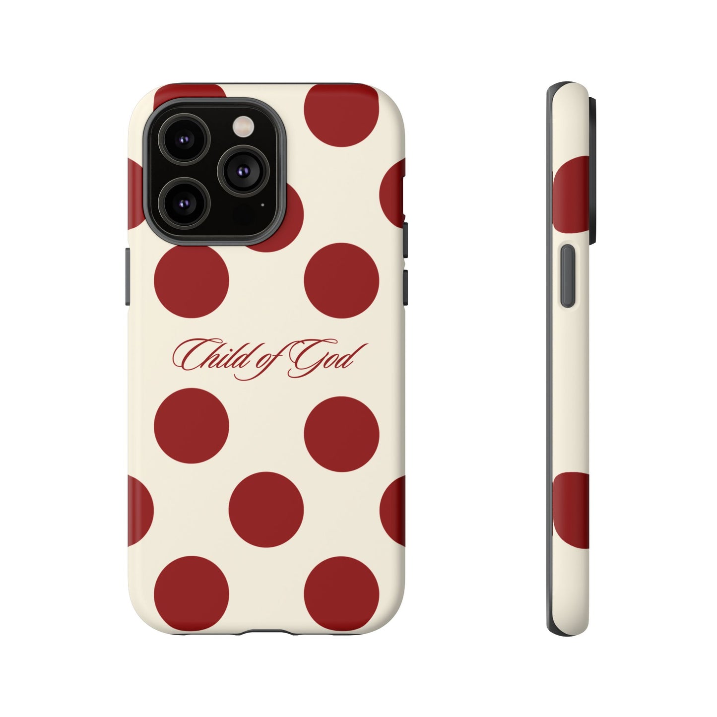 Child of God Red and Créame Phone Case