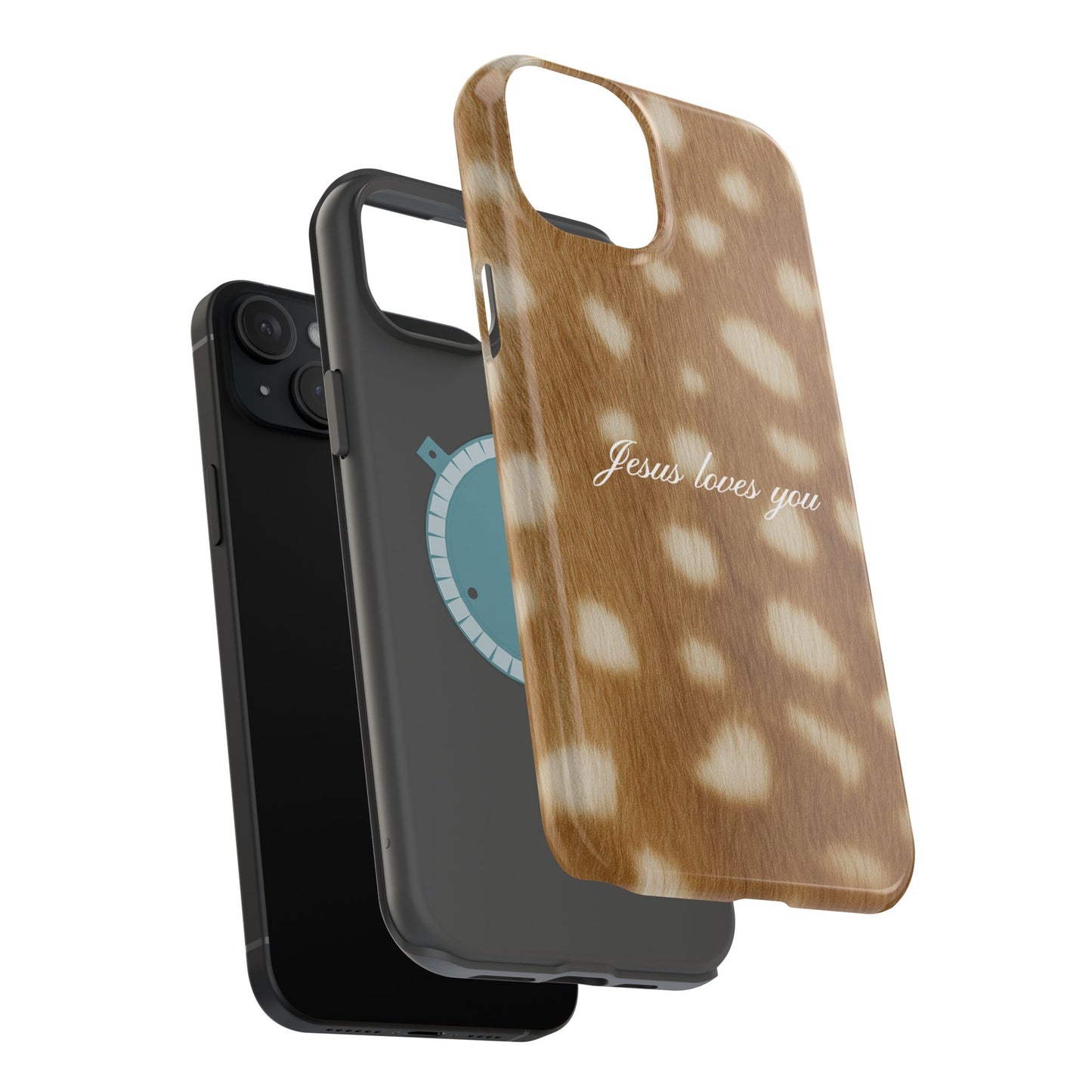 Jesus loves you Fawn MagSafe Phone Case