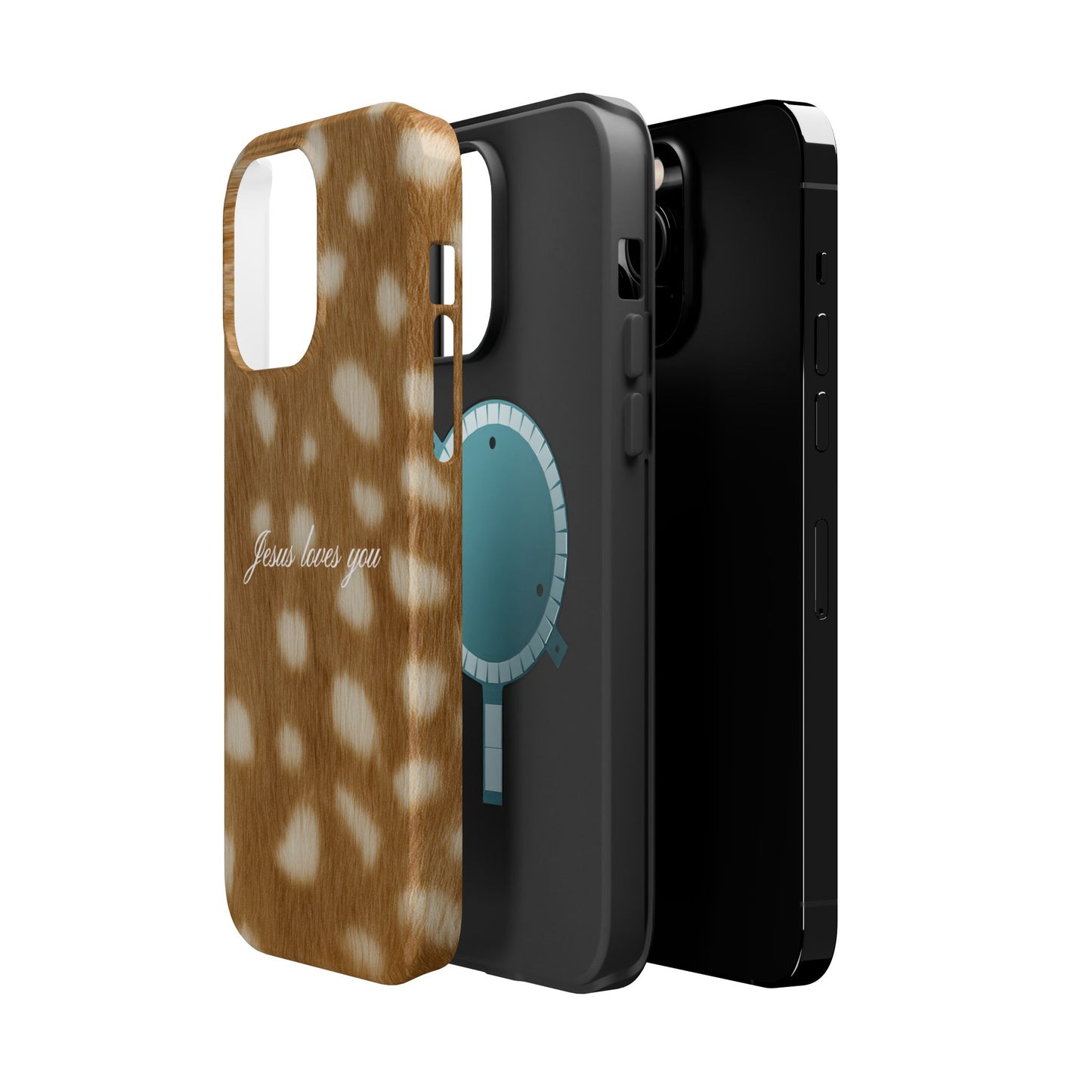 Jesus loves you Fawn MagSafe Phone Case