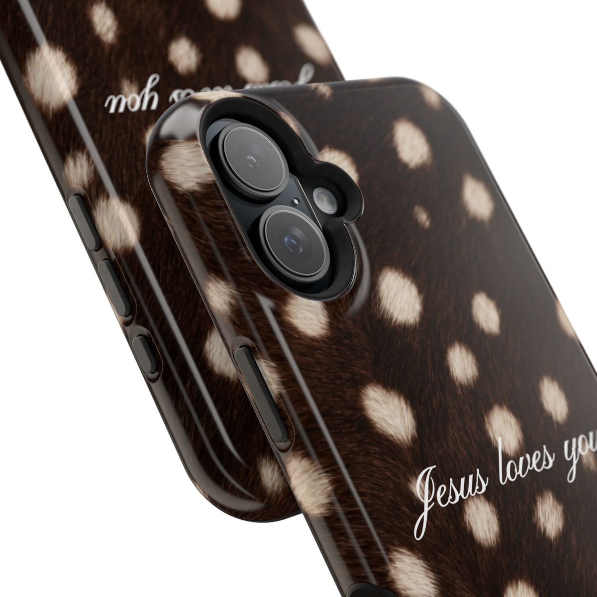 Jesus loves you Dark Fawn MagSafe Phone Case