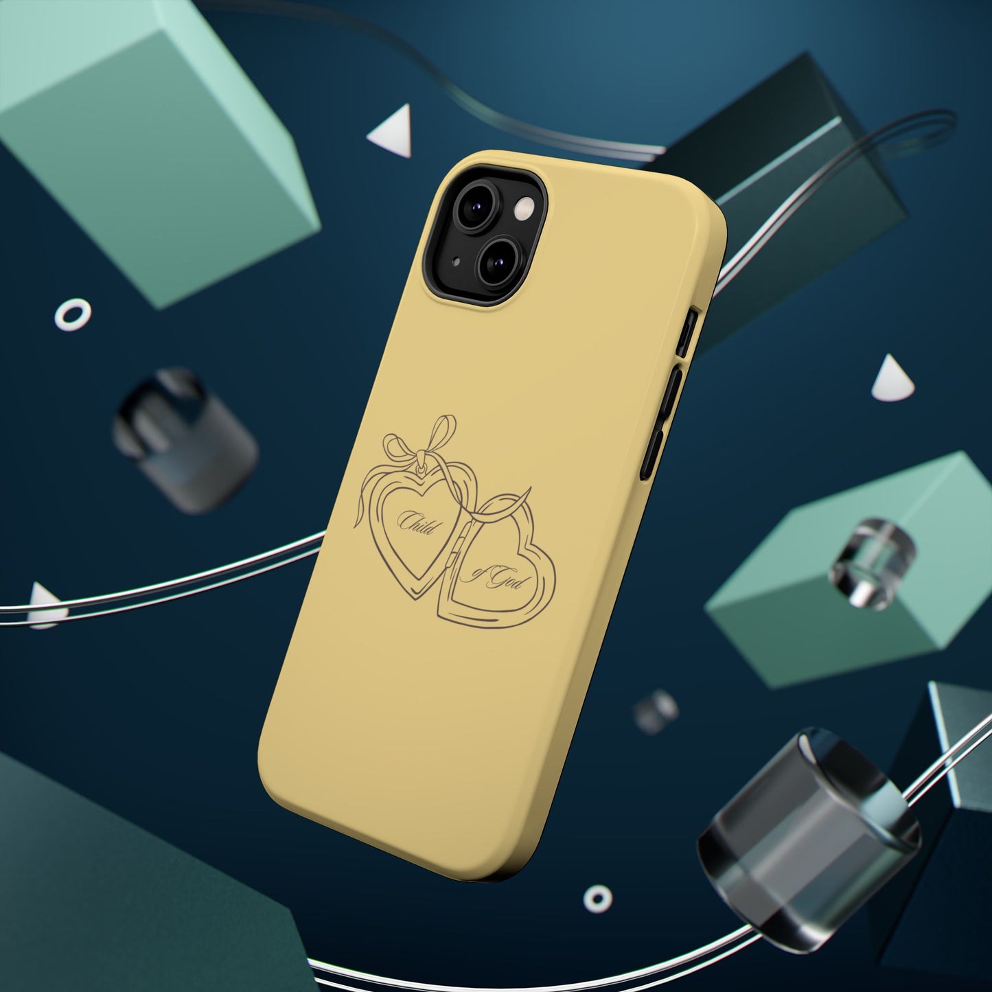 Child of God Butter Yellow Locket Phone Case MagSafe