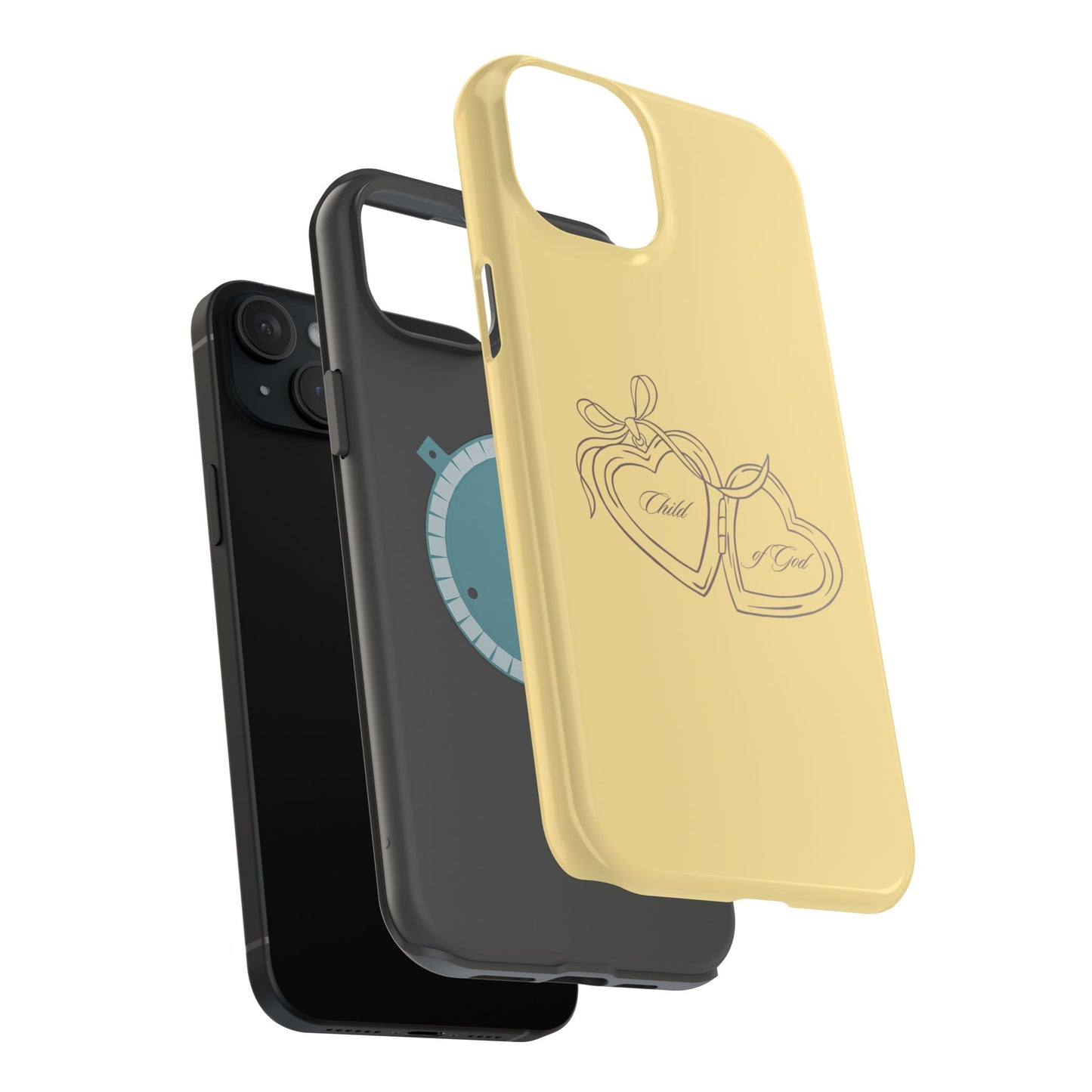 Child of God Butter Yellow Locket Phone Case MagSafe