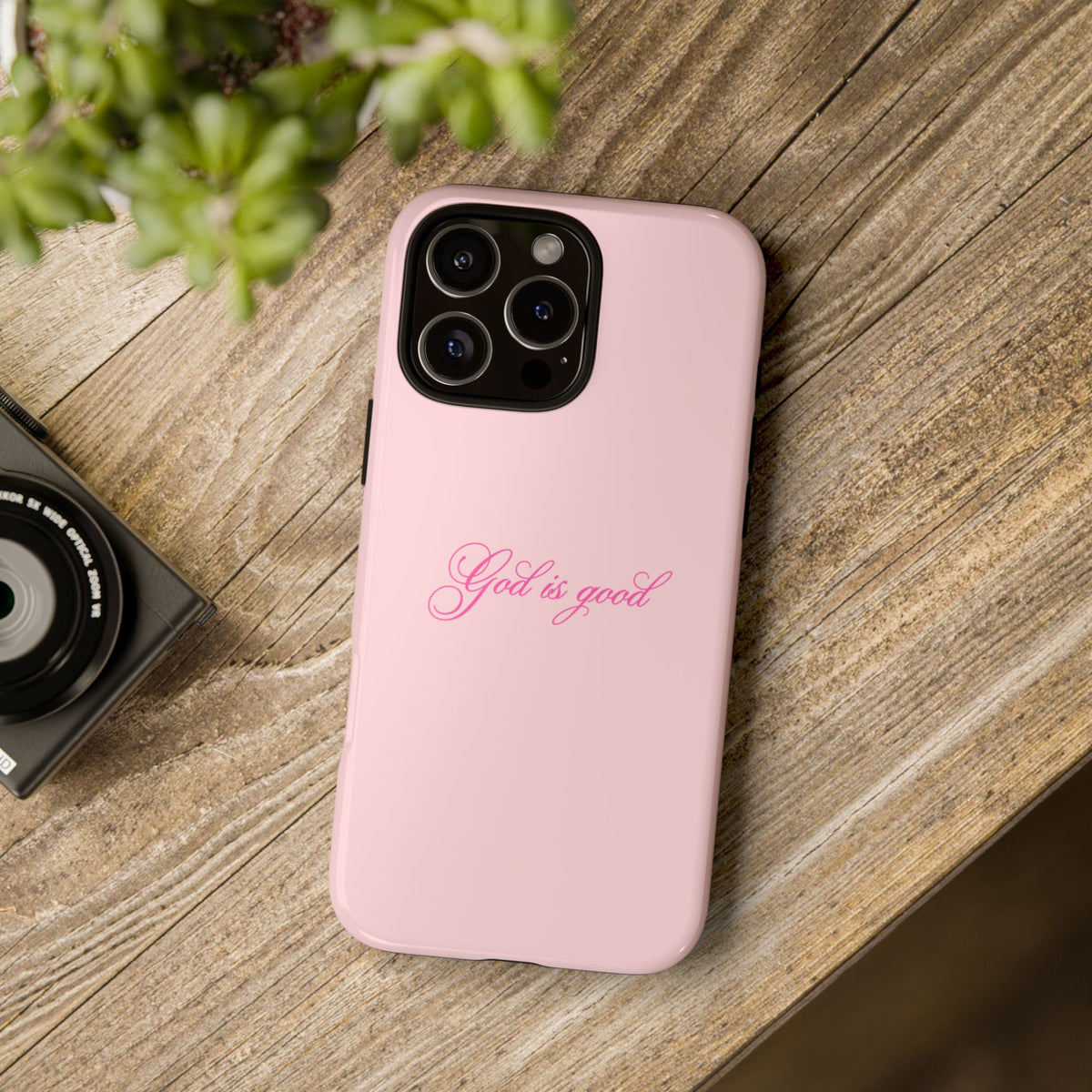 God is good Baby Pink Phone Case