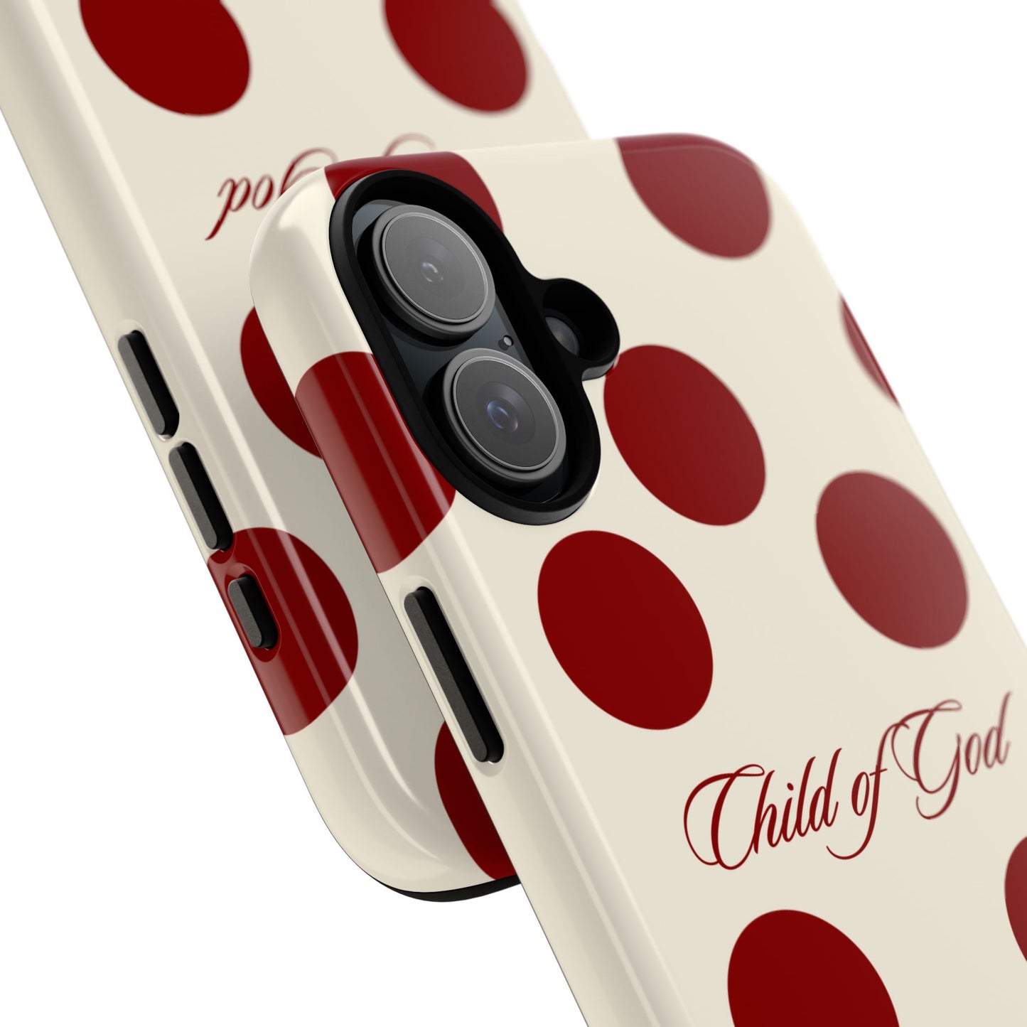 Child of God Red and Créame Phone Case