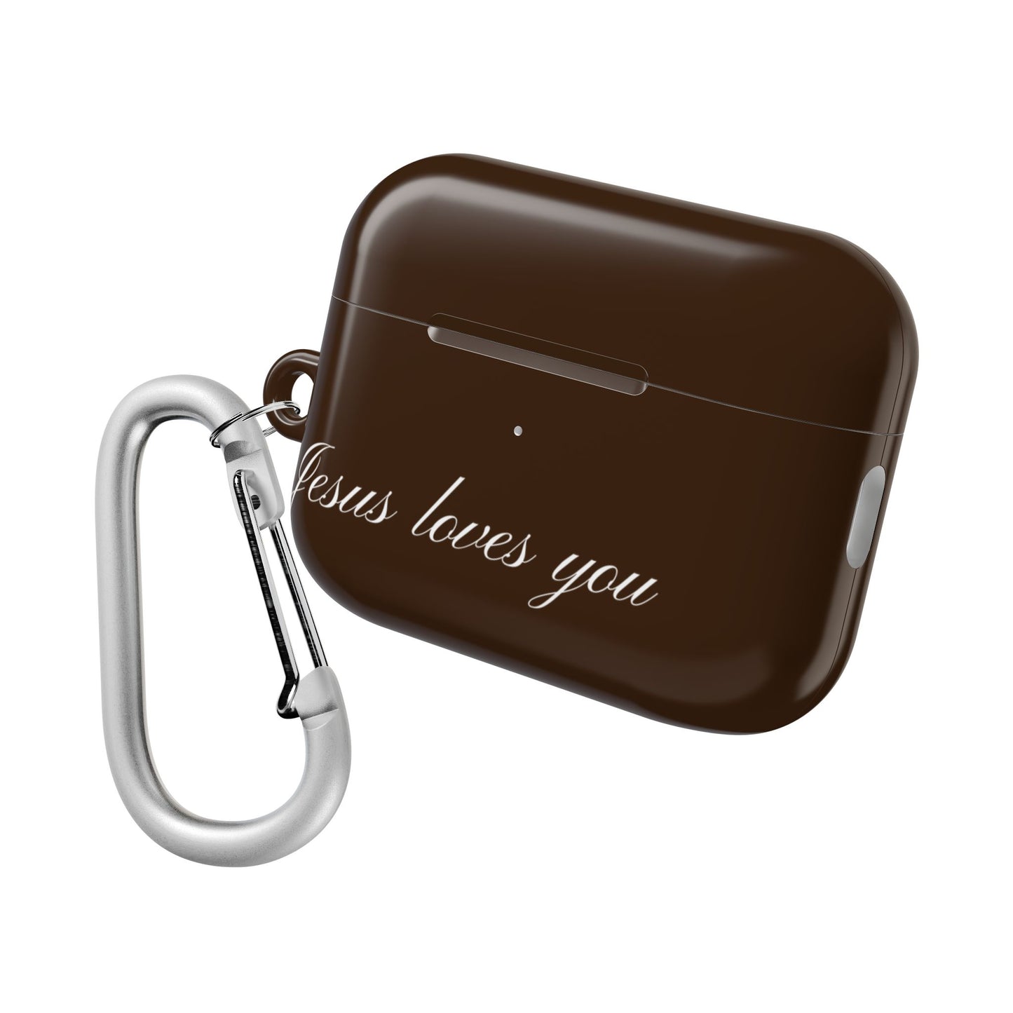 Jesus loves you Espresso AirPods Case