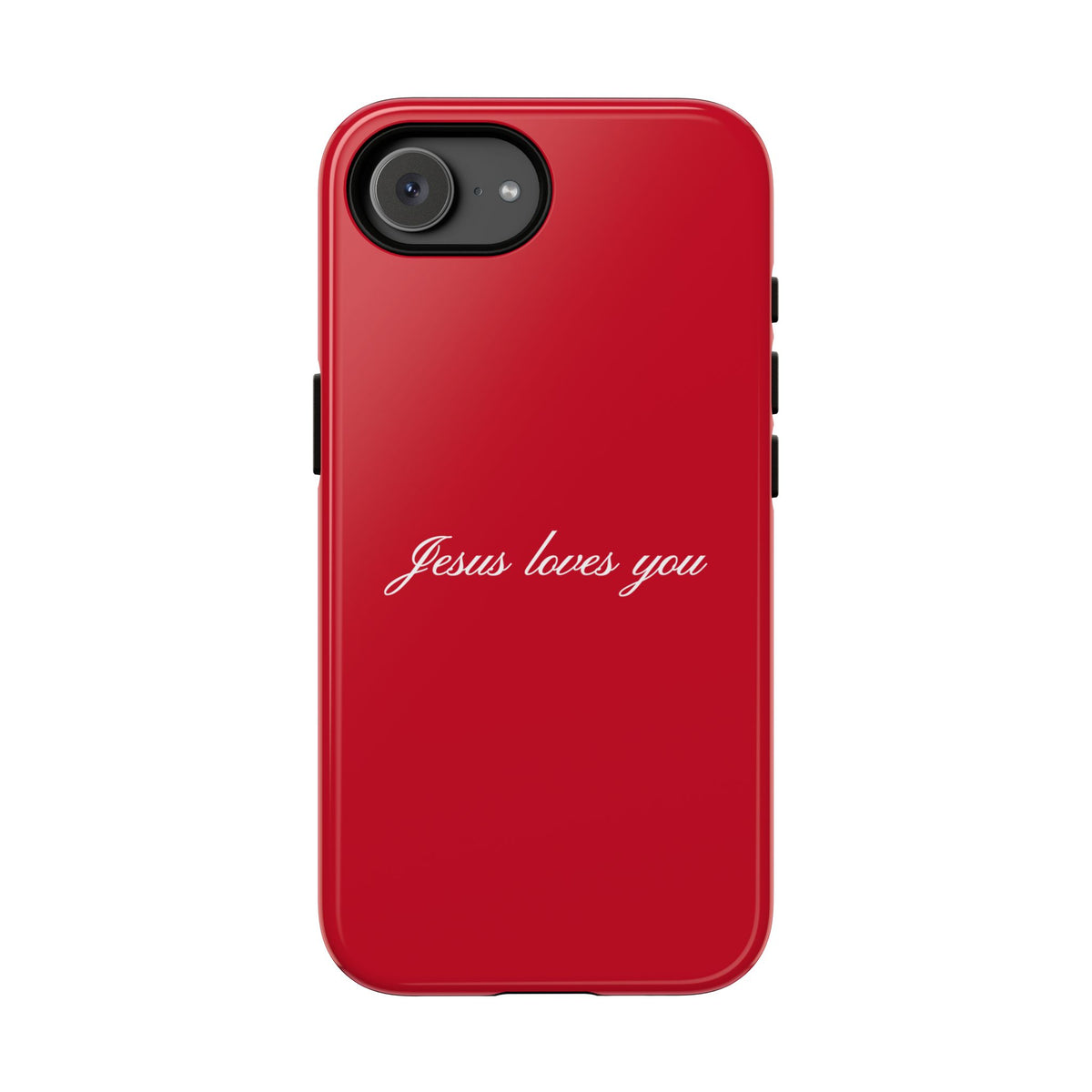 Jesus loves you Red Phone Case