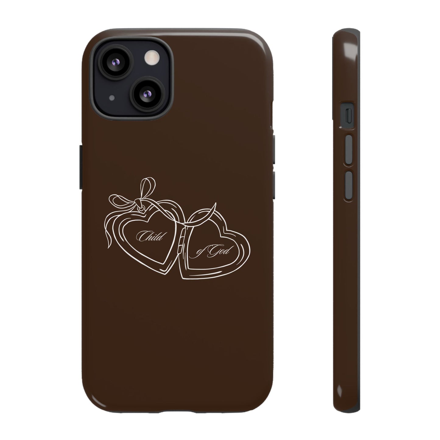 Child of God Espresso Locket Phone Case