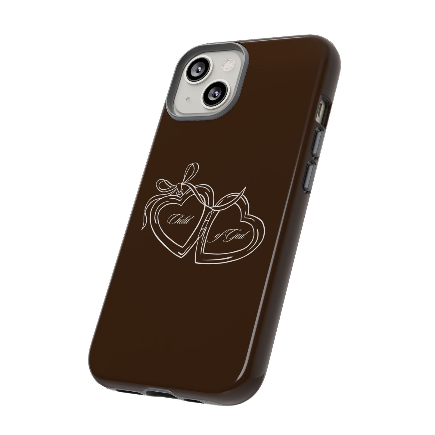 Child of God Espresso Locket Phone Case