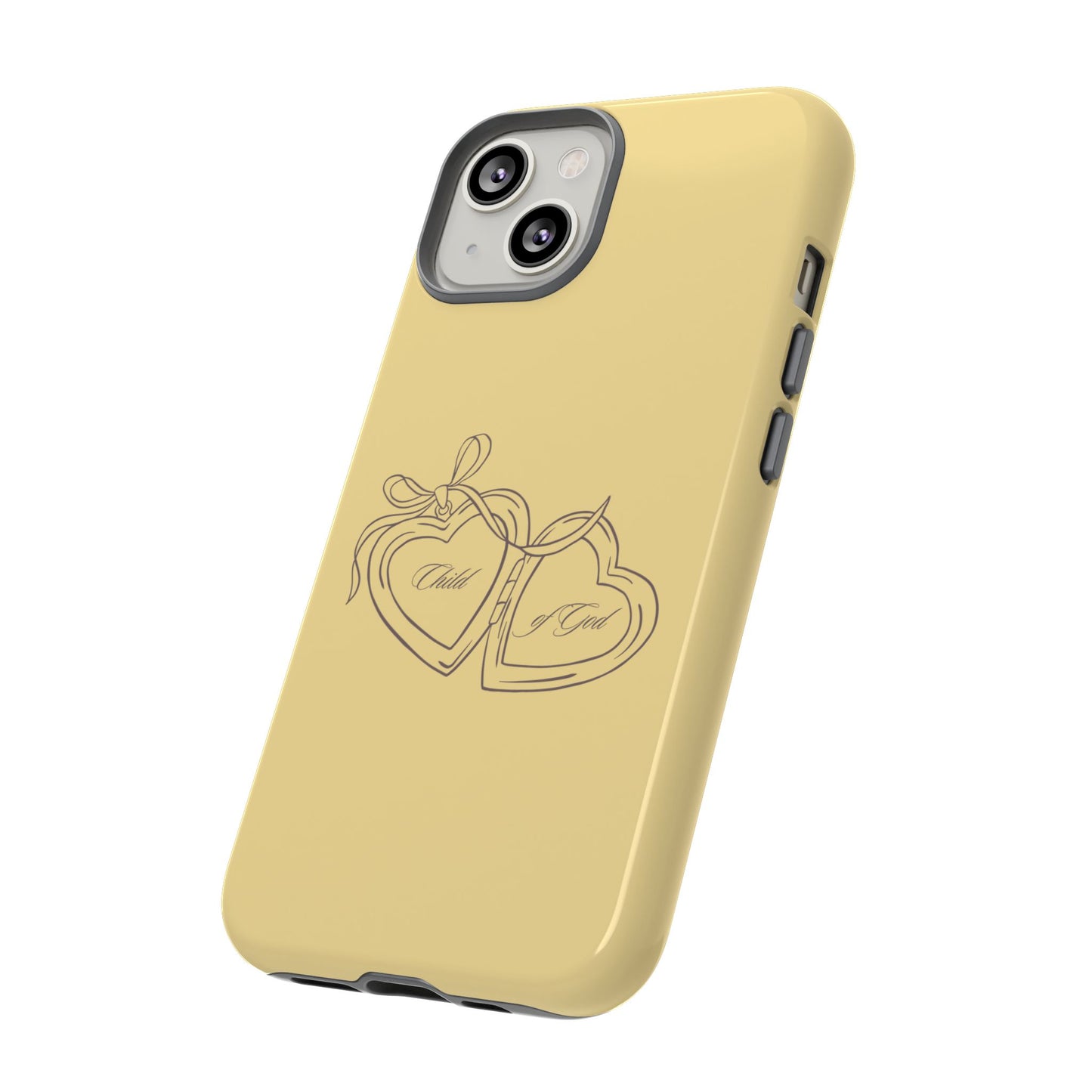 Child of God Butter Yellow Locket Phone Case