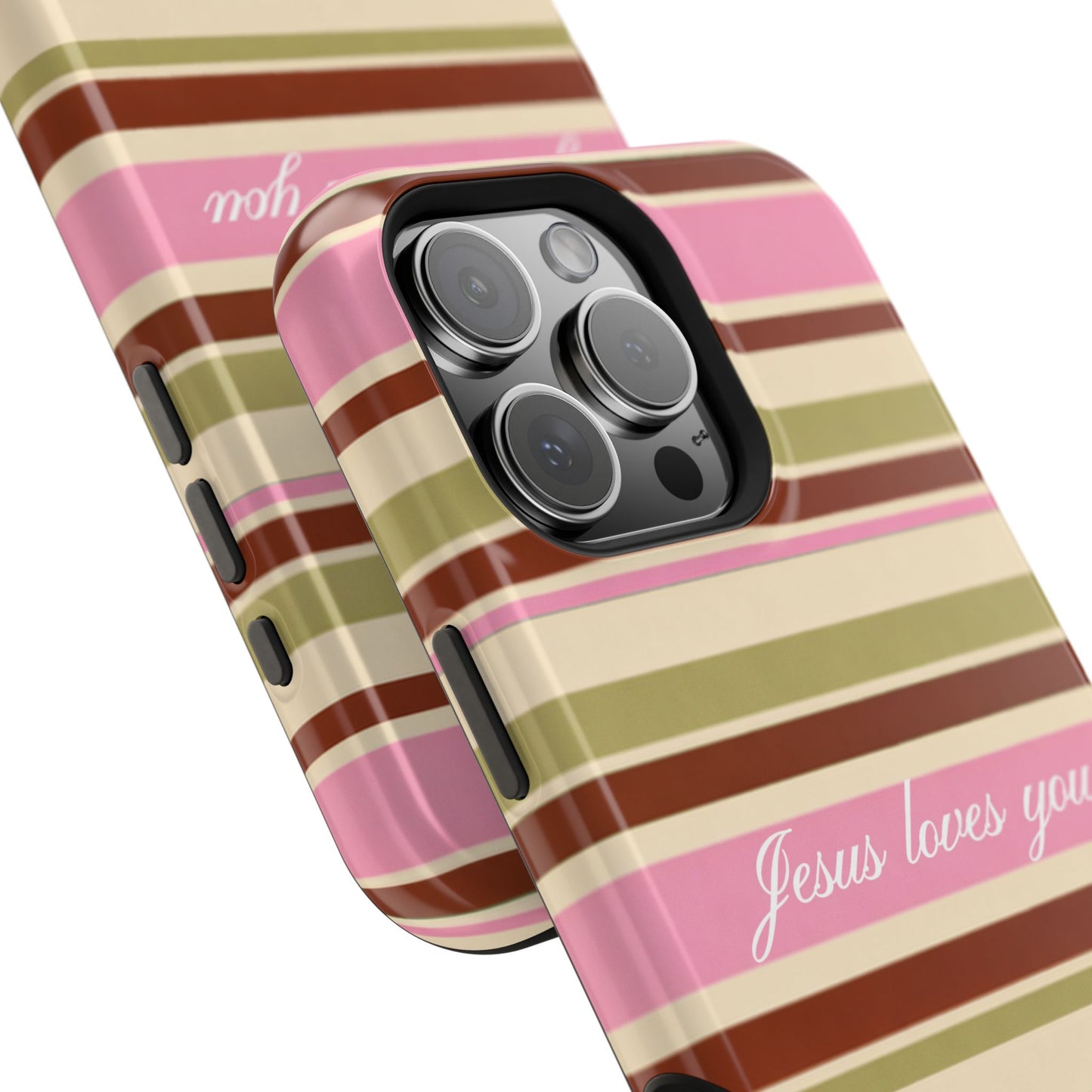 Jesus Loves You Neapolitan MagSafe Phone Case