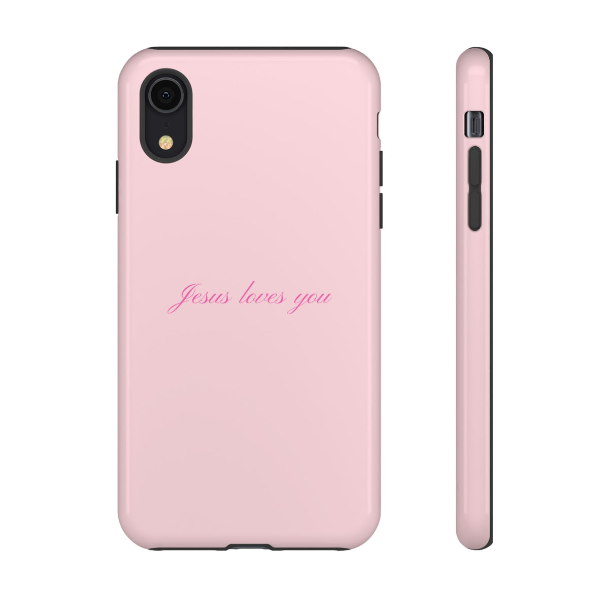 Jesus loves you Baby Pink Phone Case
