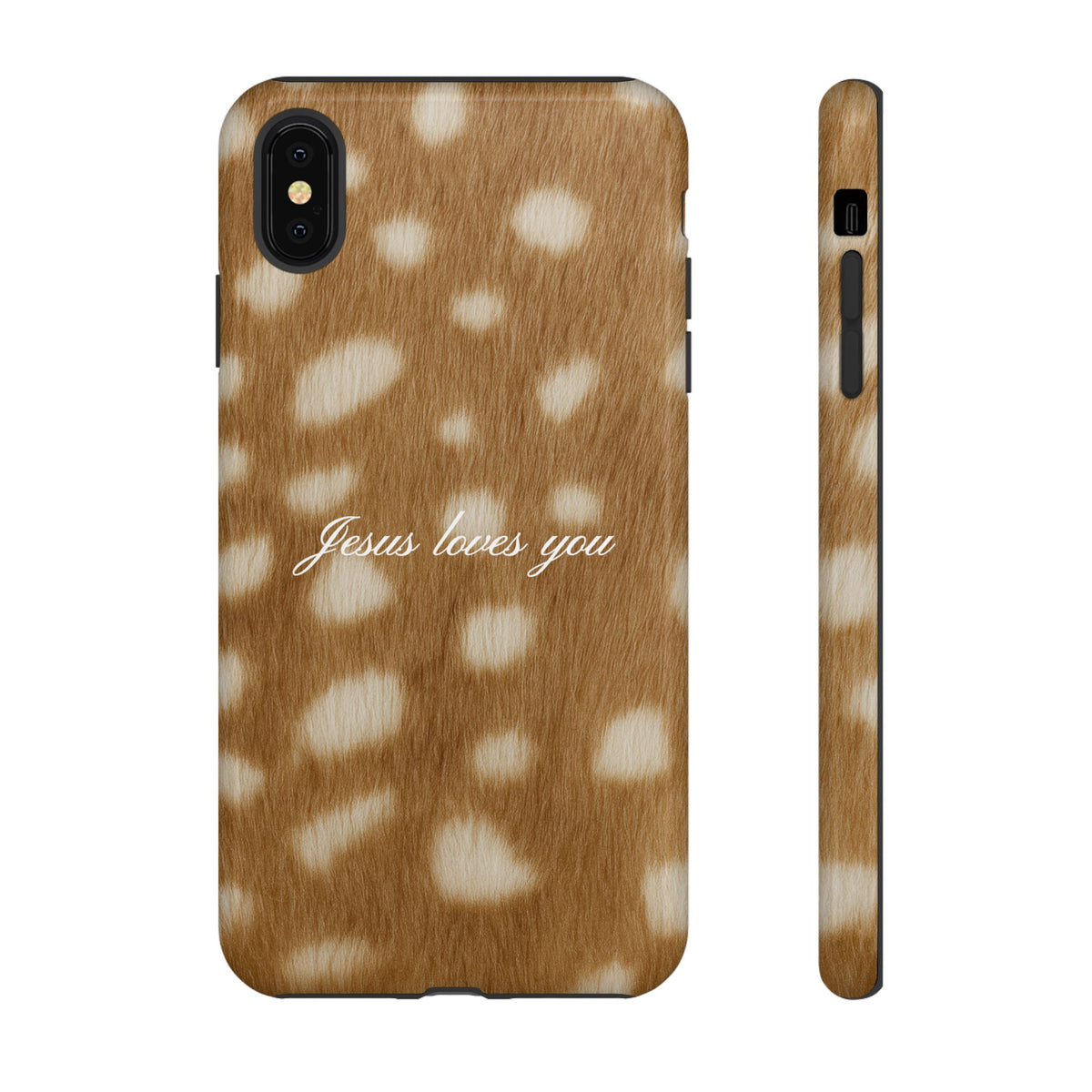 Jesus loves you Fawn Phone Case