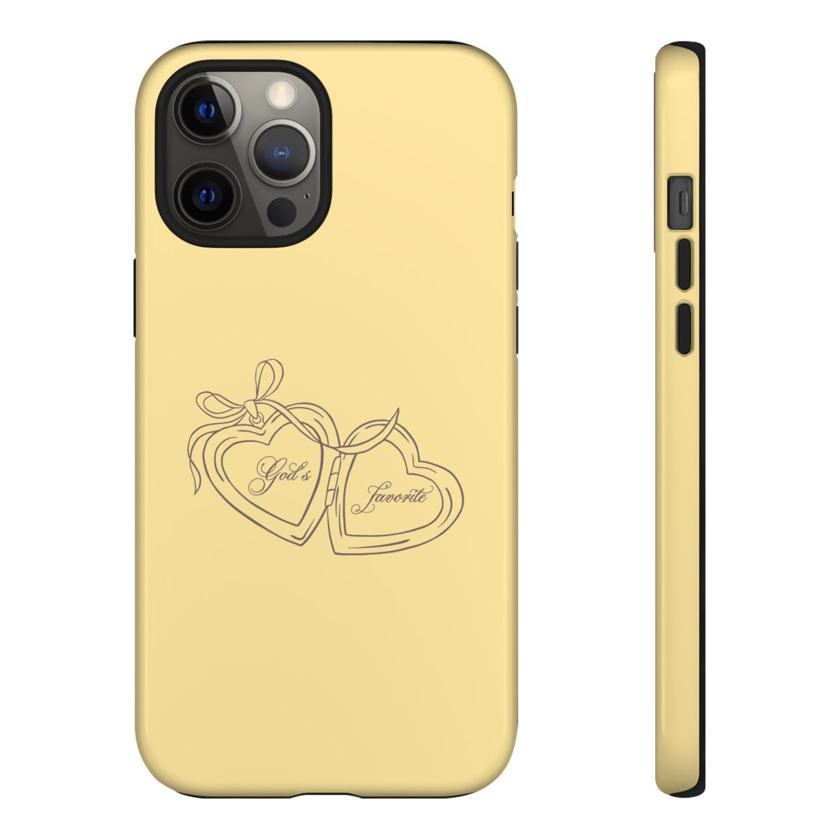 God’s favorite Butter Yellow Locket Phone Case