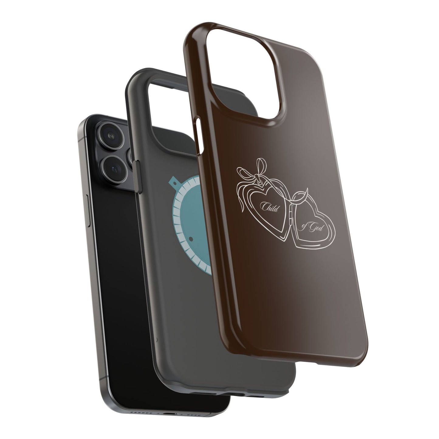 Child of God Locket Espresso Phone Case MagSafe