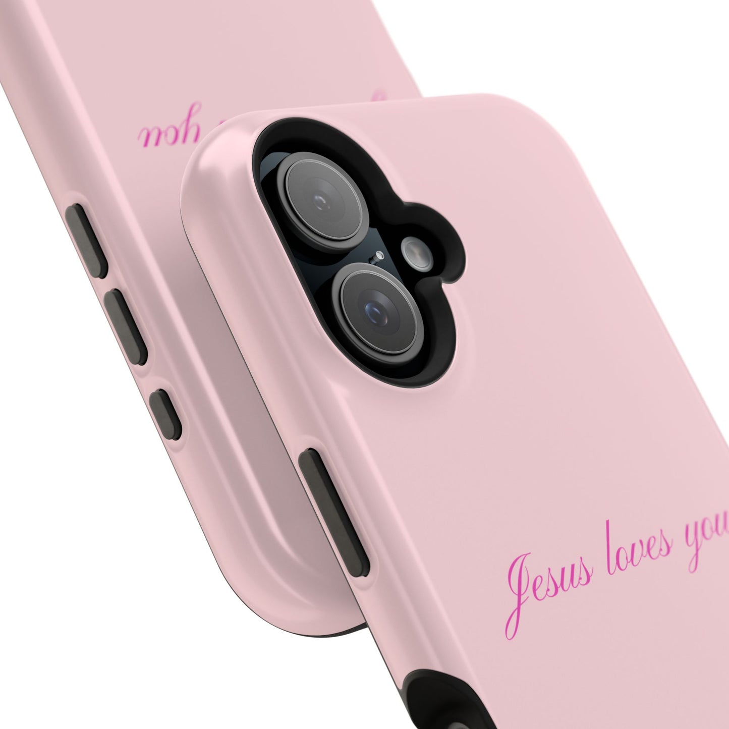 Jesus loves you Baby Pink Phone Case MagSafe